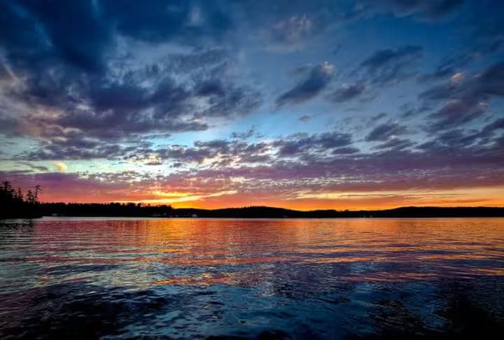 Big Island Pond, Sunset Lake, and Wash Pond in Hampstead, NH