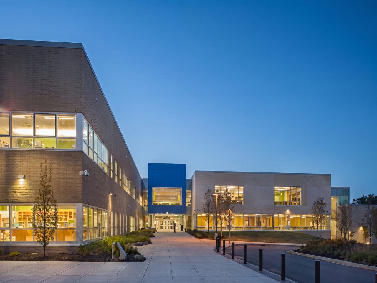 Methuen High serves the whole town through grade 12 in Methuen, MA