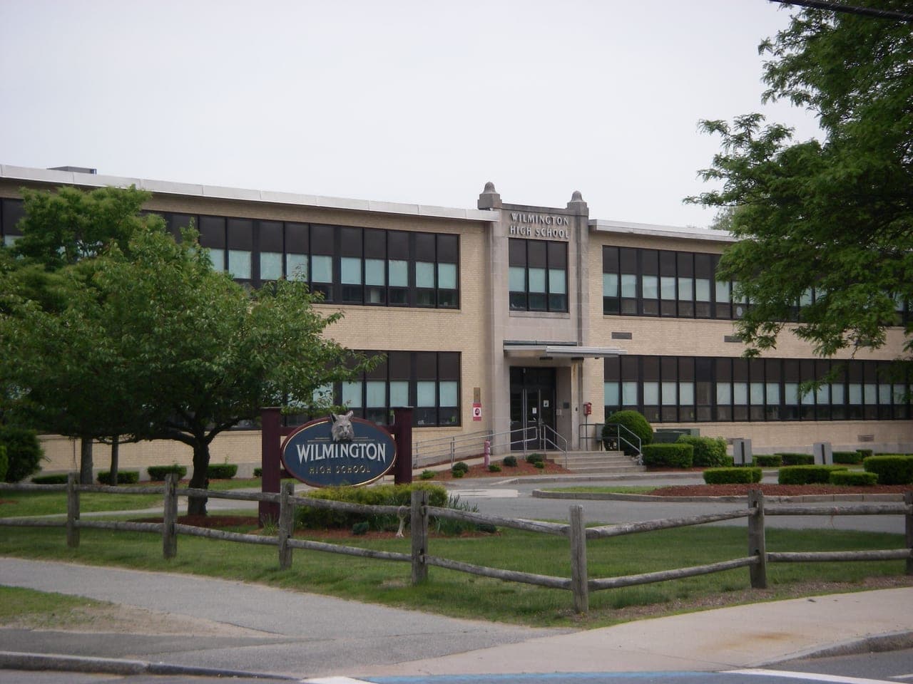 Wilmington High and a stable single-town school district in Wilmington, MA
