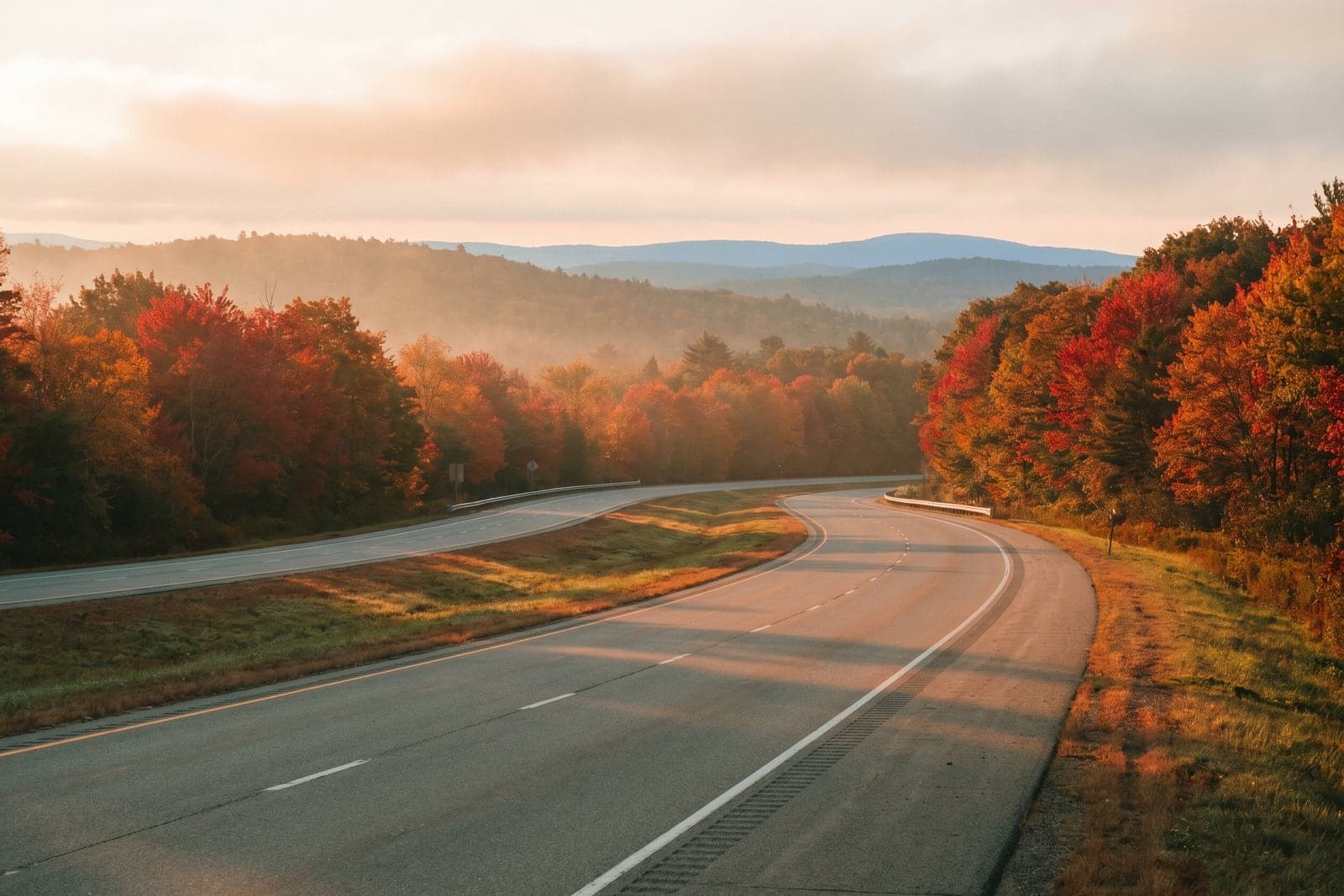 MA to NH relocation, autumn Southern NH landscape