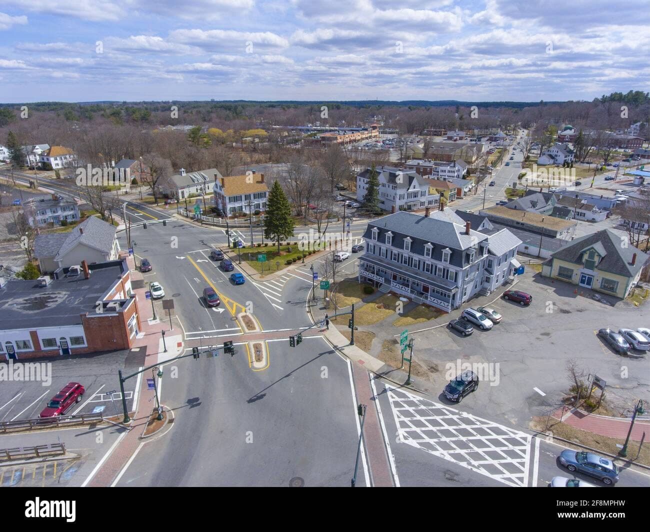 Chelmsford, MA, neighborhood view