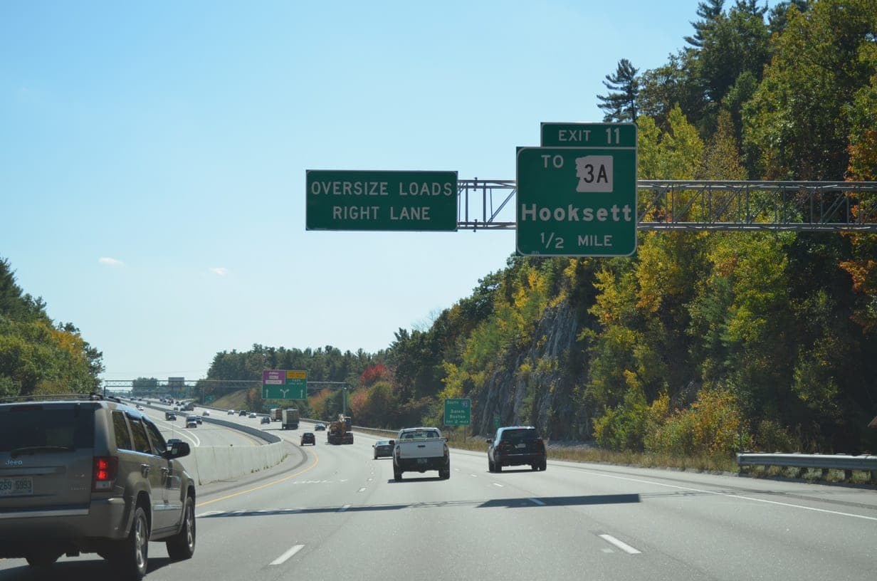Direct I-93 access at Exits 9, 10, and 11 in Hooksett, NH