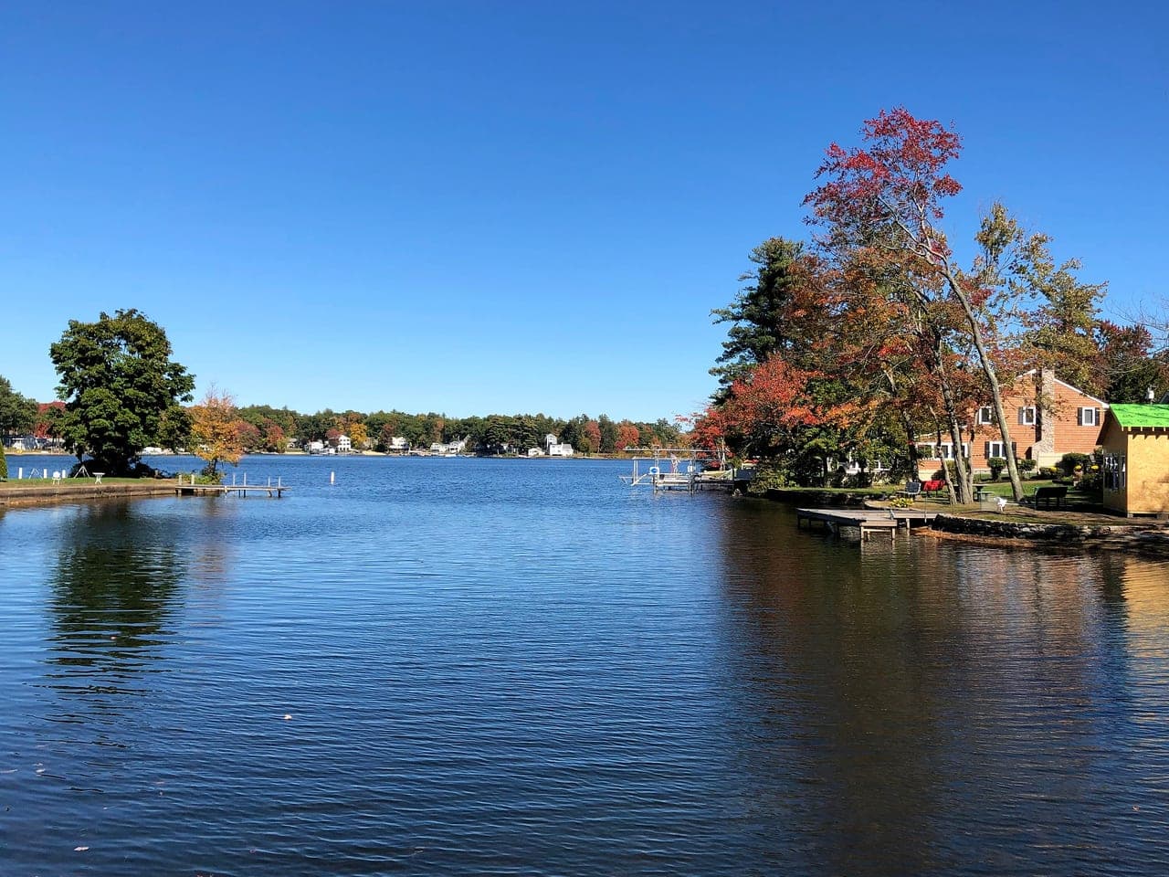 Arlington Pond autumn