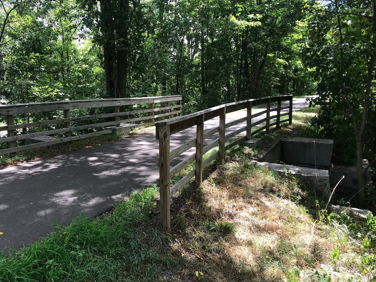 Salem rail trail footbridge