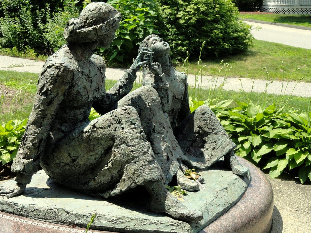 Anne Sullivan and Helen Keller memorial