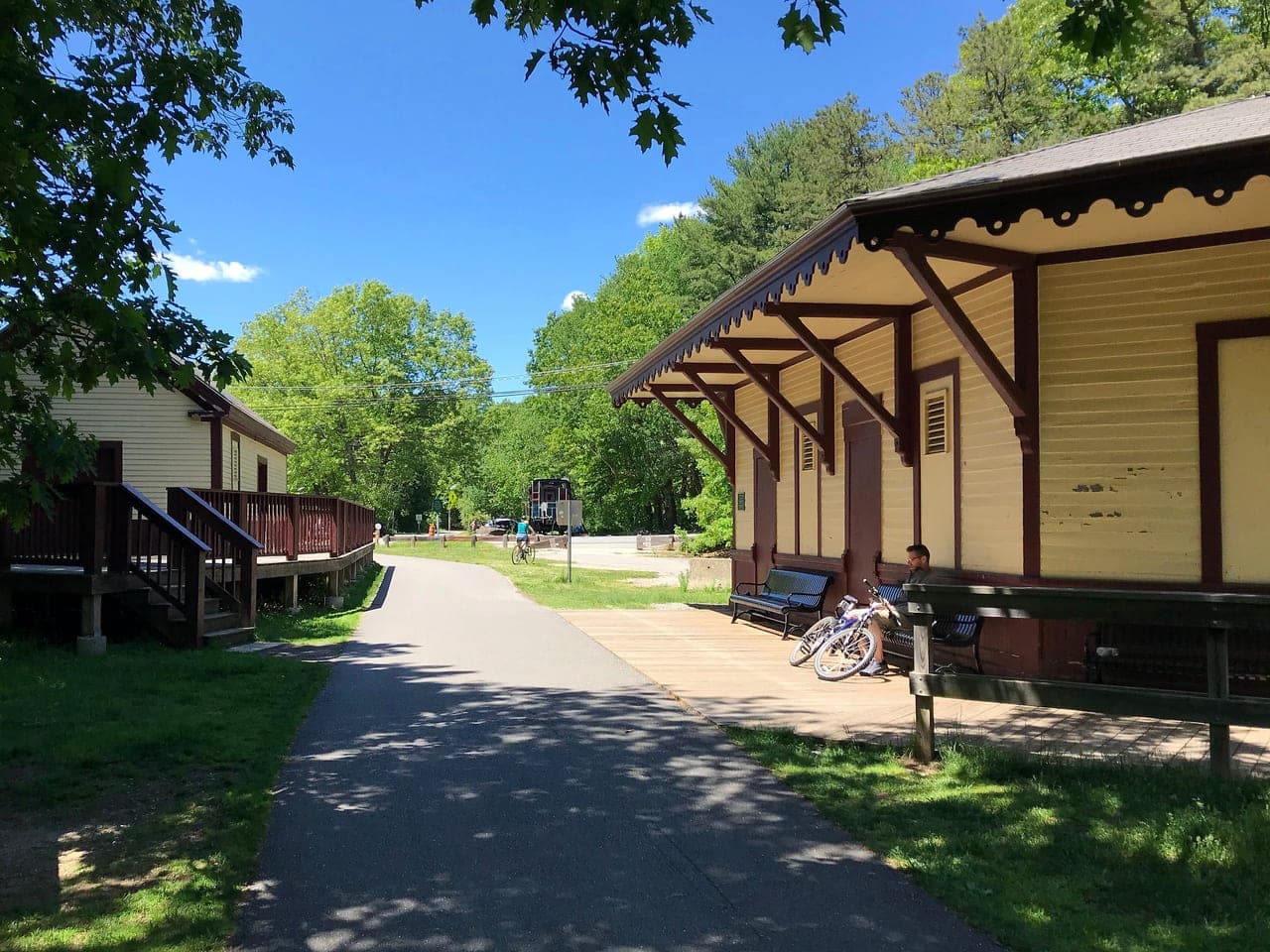 Windham Depot, rail trail